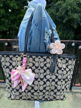 Coach | Bags | Coach Hamptons Weekend Straw Tote Bag Legacy